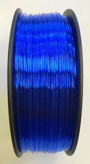 Herz PETG 1,75mm 1000g - blau-transparent - zum Schließen ins Bild klicken